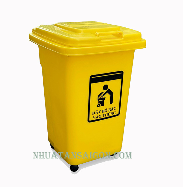 Thùng rác 30L có bánh xe màu vàng thung-rac-30l-co-banh-xe-mau-vang