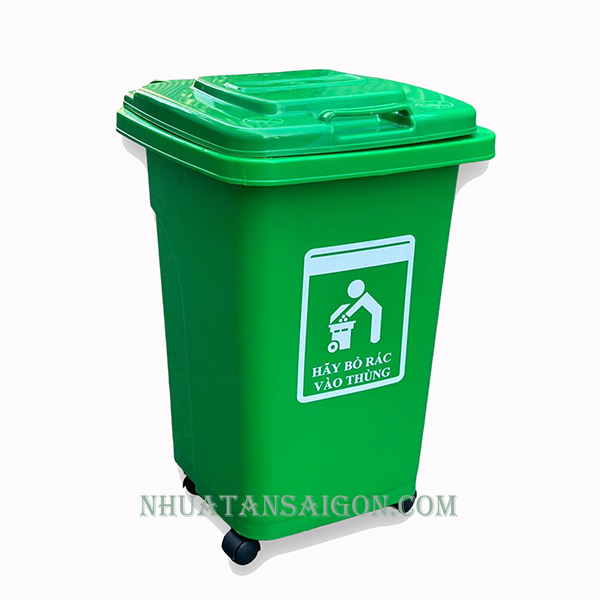 Thùng rác 30L có bánh xe xanh lá thung-rac-30l-co-banh-xe-xanh-la