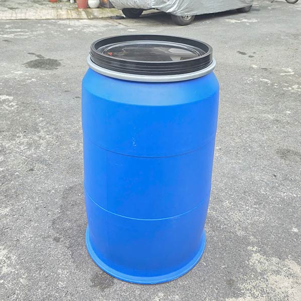 Thùng phuy nhựa 220 lít đai sắt thung-phuy-nhua-220-lit-dai-sat