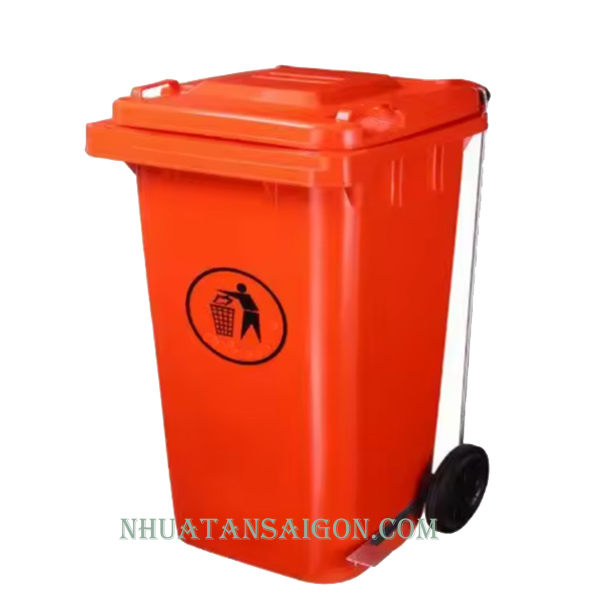 Thùng rác 240 lít đạp chân đỏ thung-rac-240-lit-dap-chan-do
