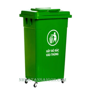 thung-rac-hdpe-90l-nap-kin-xanh