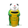 thung-rac-hinh-gau-truc-xanh