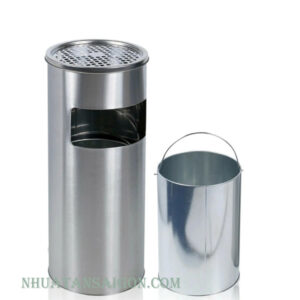 thung-rac-inox-tron-co-gat-tan-300