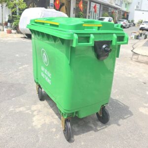 thung-rac-nhua-660l-mau-xanh-la