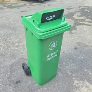 thung-rac-nhua-push-120L-nap-ho-xanh-la