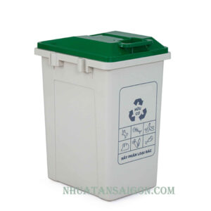 thung-rac-phan-loai-60-lit-xanh-la