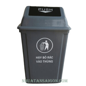 thung-rac-push-60-lit-xam-den