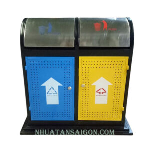 thung-rac-hop-kim-2-ngan-ngoai-troi