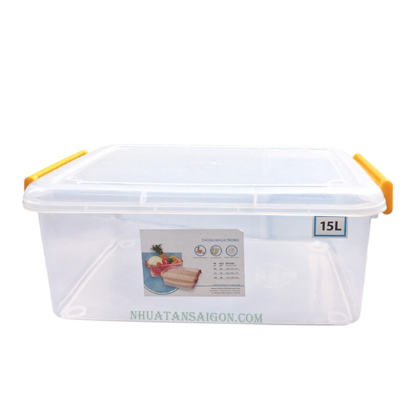 Thùng Nhựa Trong 15L