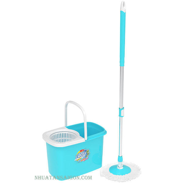 Bộ lau nhà 10 lít màu xanh dương bo-lau-nha-10-lit-mau-xanh-duong