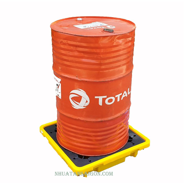 Pallet Chống Tràn 1 Phuy Thấp