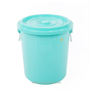 thung-nhua-tron-co-nap-35l-xanh-la